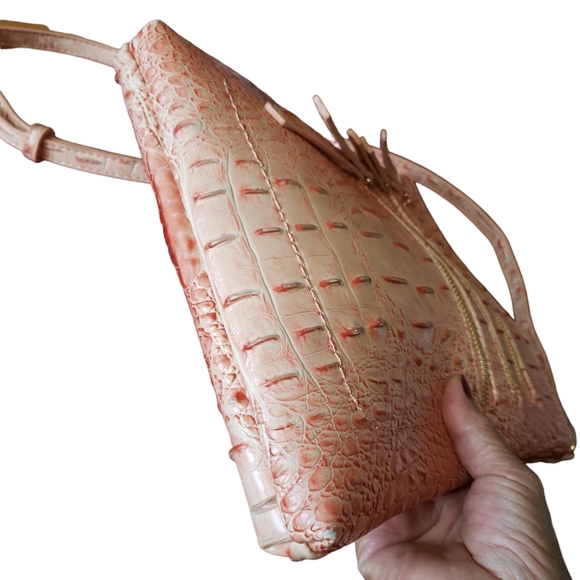 Rose Pink Multi Zipper Beautiful Crossbody bag - Picture 7 of 16